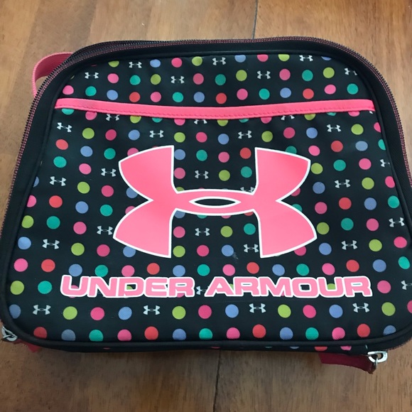 pink under armour lunch box